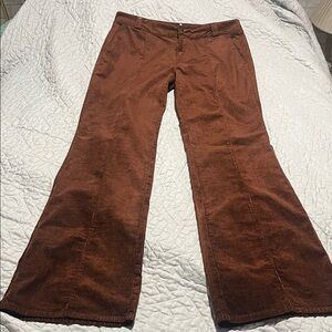 PAIGE Brown Boot Cut Pants